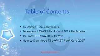 How to download TS LAWCET Score Card 2017