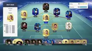 The World Record! Highest rated fut draft 188 - FIFA 19
