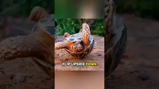 The Sad Truth About Upside-Down Turtles #shorts #animalfacts #wildlife
