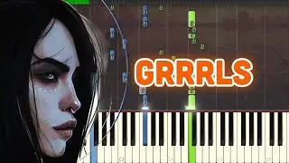 🎹 aviva - grrrls (Piano Tutorial)❤️♫