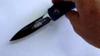TDEKnives.com Microtech UTX-85 Limited Edition Blue Dual Auto Knife