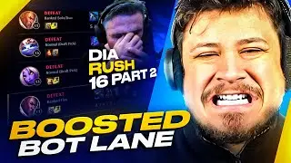 Ağır boosted bot lane geldi dayı ile cezalı diamond rush #16 part 2