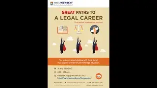 Great Paths to a Legal Career at HKU SPACE 30/05/2020