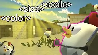 Tutorial de Comandos del Chicken Gun! (Color, Size y Scale) | Eitee