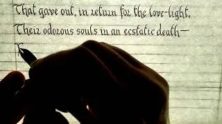 Handwriting E. A. Poe&rsquo;s &ldquo;To Helen&rdquo; Part 5