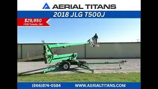 🚨 2018 JLG T500J &ndash; Towable Boom Lift For Sale 🚨