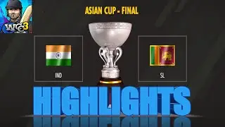 ASIA CUP FINAL 2022, IND VS SL Match highlights video, Wcc3 Gameplay. #LEjhaNd GamiNg