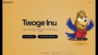 WHAT IS TWOGE INU| The best of Elon Musk ( 🐦TWITTER + 🐶DOGE ) Meme token. #Twoge #crypto #nft