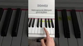 Trick Anyone to Think You're Good at Piano #piano #tutorial #donnermusic