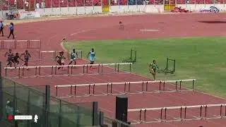 Girl's 100m hurdles heat 1. 14.91sec. Zone 1. Ashanti region inter-co 2026.