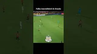 Falha absurda do Braz&atilde;o - Sport 1x0 Santos