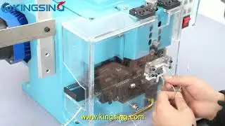 Semi-automatic Wire Stripping and Crimping Machine