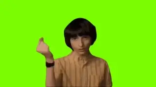 Finn Wolfhard Snapping His Fingers Green Screen Meme (1 Hour)