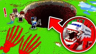 SEKRETNA BAZA INFECTED SKY W WIELKIEJ DRZIURZE W MINECRAFT?! GPLAY & LAKI
