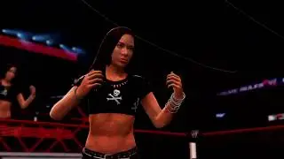 WWE 2K14 - Inferno Match: AJ Lee vs. Stephanie McMahon at Extreme Rules