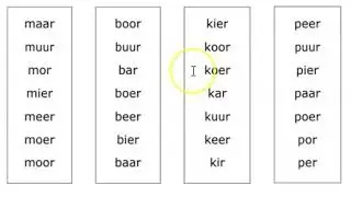 woorden met uu