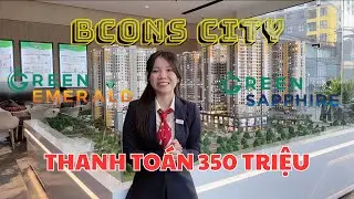 Tổng quan về dự &aacute;n Bcons City | Phần 1 Th&aacute;p Sapphire - Thanh to&aacute;n 350 triệu
