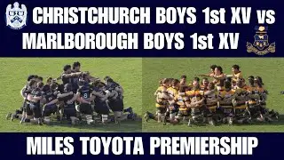 Christchurch Boys High School 1st XV vs Marlborough Boys College 1st XV, 6th July 2024