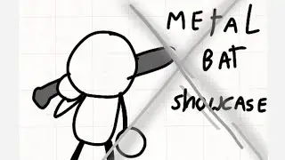 Metal bat showcase animation