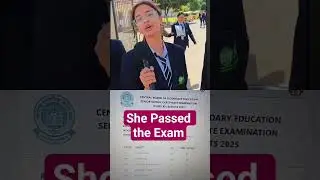 She passed the 12 commerce exam