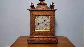 New Haven/Willcock Westminster Chime Bracket Mantel Clock with 5 Gongs