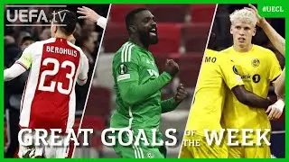 #UECL Great Goals Play-Off 1st leg | Gulbrandsen, Gr&oslash;nb&aelig;k, Biereth
