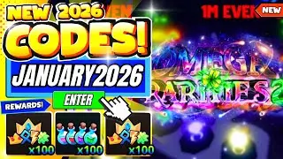 *NEW CODES!!* ALL WORKING CODES IN OMEGA RARITIES 2 *JANUARY 2026* | ROBLOX