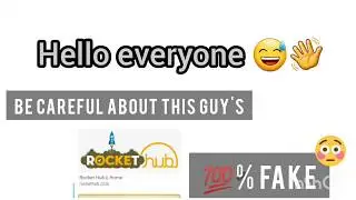 The TRUTH about RocketHub|| ORIGINAL VS. FAKE website||-Awareness Video