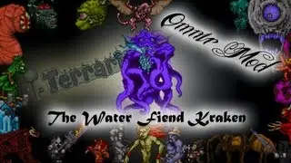 Terraria Omnir Mod - The Water Fiend Kraken - Melee