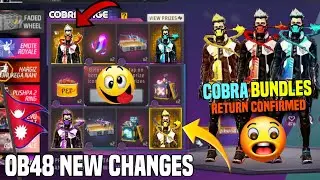 COBRA BUNDLES RETURN CONFIRMED FOR BD SERVER|DANGER ZONE RETURN IN GAME|OB48 UPDATE ALL NEW CHANGES