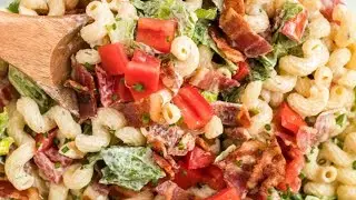 Easy BLT Pasta Salad // Real Housemoms