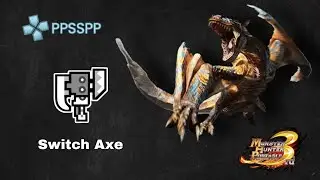 MHP3rd(PPSSPP): Tigrex vs Switch Axe | Village Quest 6★ Low Rank