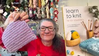 2: Полосатый #Knit50Squares 2026 - Научитесь вязать в 50 квадратах от Анны Пантелус #learntoknit