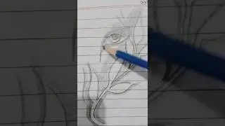 sketch Art shadow eyes. 🎨🎨