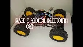 RC car with arduino, bluetooth, l298n