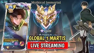 LIVE GLOBAL 1 MARTIS PUSH AWAL SEASON - Mobile Legends
