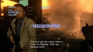 Resident Evil 6 (Biohazard 6) - The Mercenaries No Mercy - High Seas Fortress - Nick L4D 300 combo