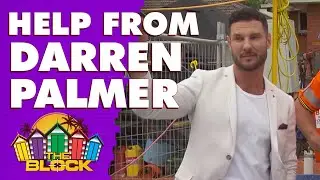 Darren Palmer helps Luke and Jasmin with their styling | The Block 2020
