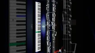 Invention 05 - J.S. Bach || Piano (Music Score & Keyboard Tutorial)