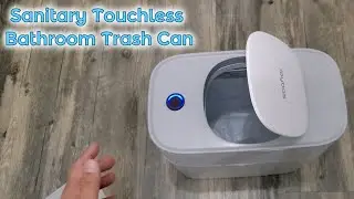Unboxing Joybos Motion Sensor Bathroom Trash Can