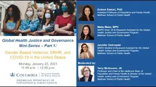 Global Health Justice and Governance Mini-Series &ndash; Part 1