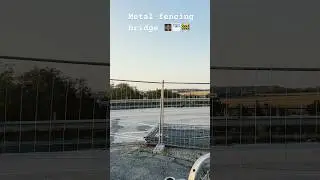 Bridge construction 🏗️ 🦺 🚧#travel #manifestingriches #metal #bridge #affirmations