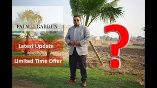 Palm Garden IEP Engineers Town Lahore Latest Updates | Palm Trees Planted |By Tauseef Ahmed