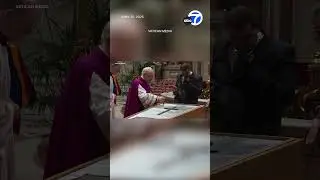 Pope Francis' coffin sealed during ceremony in Vatican City | #Shorts
