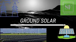 Ground Mounted #solar #panels Structure Animated design