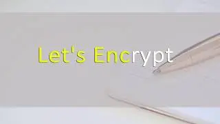 lets encrypt / आइए एनक्रिप्ट