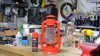 Lighting The Finished Dietz Blizzard Mill Lantern