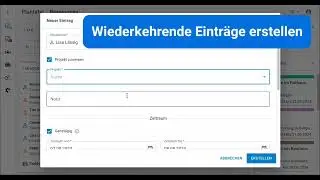 Wiederkehrende Eintr&auml;ge und Termine in der Plantafel erstellen