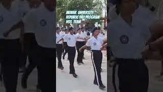 Mewar university republic day program nss team👍👍👍👍#shortvideo #viral #vlog #viralvideo #shorts #indi