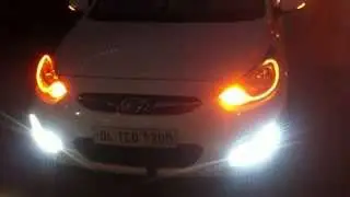 Audi style for verna fluidic by Customlights.in